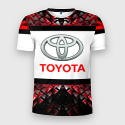 Мужская спорт-футболка Toyota - абстракция - лого