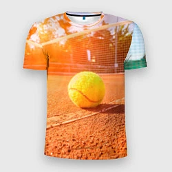 Футболка спортивная мужская Теннис - рассвет, цвет: 3D-принт