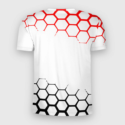 Мужская спорт-футболка Mitsubishi - логотип / 3D-принт – фото 2