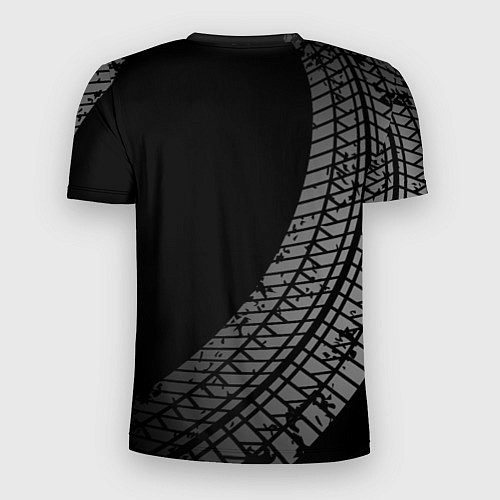 Мужская спорт-футболка Mini tire tracks / 3D-принт – фото 2