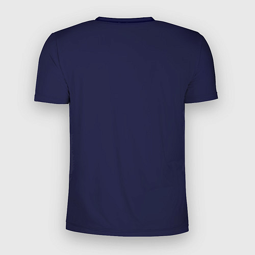 Мужская спорт-футболка Объёмный каркас человека - геометрия / 3D-принт – фото 2