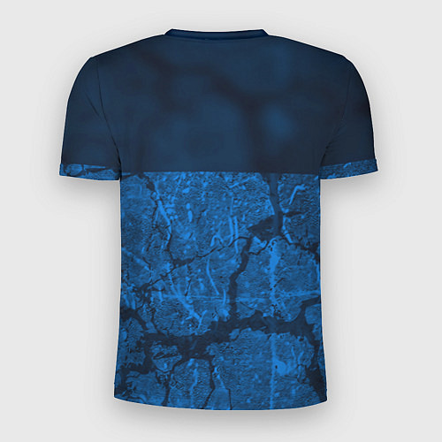 Мужская спорт-футболка Geely - абстракция трещины / 3D-принт – фото 2