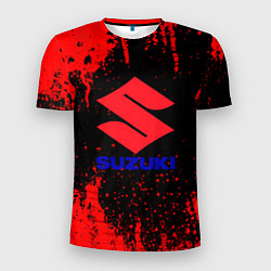 Мужская спорт-футболка Suzuki - краска