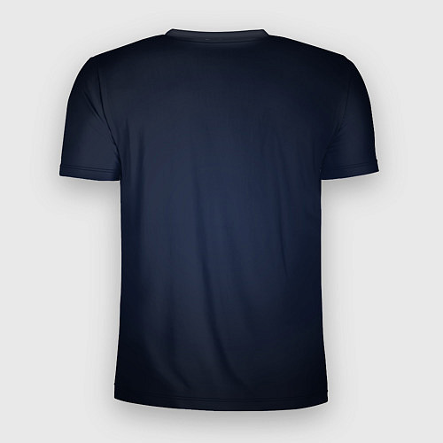 Мужская спорт-футболка Roblox red - Роблокс полосатый логотип / 3D-принт – фото 2