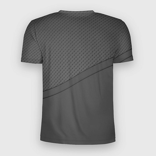 Мужская спорт-футболка Renault - серая абстракция / 3D-принт – фото 2