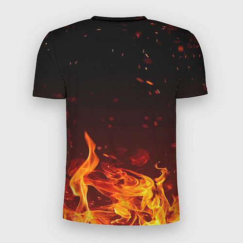 Мужская спорт-футболка ИП МАН - в огне / 3D-принт – фото 2