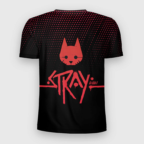 Мужская спорт-футболка Stray game cat бродячий кот игра / 3D-принт – фото 2