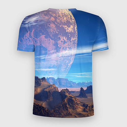 Мужская спорт-футболка Фантастическая планета / 3D-принт – фото 2