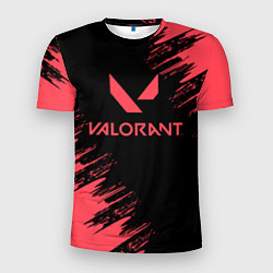 Футболка спортивная мужская Valorant - краска, цвет: 3D-принт
