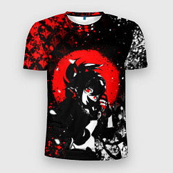 Мужская спорт-футболка Куки шинобу - Мрачный Геншин