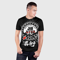 Футболка спортивная мужская Brazilian fight club Jiu-jitsu, цвет: 3D-принт — фото 2