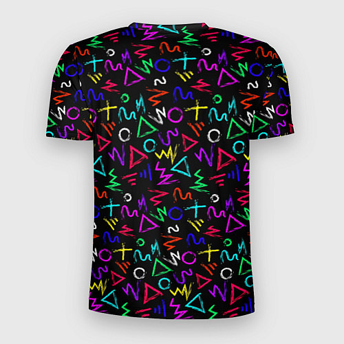 Мужская спорт-футболка League Of Legends: Arcane neon logo / 3D-принт – фото 2