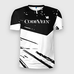 Мужская спорт-футболка Code vein Logo краска