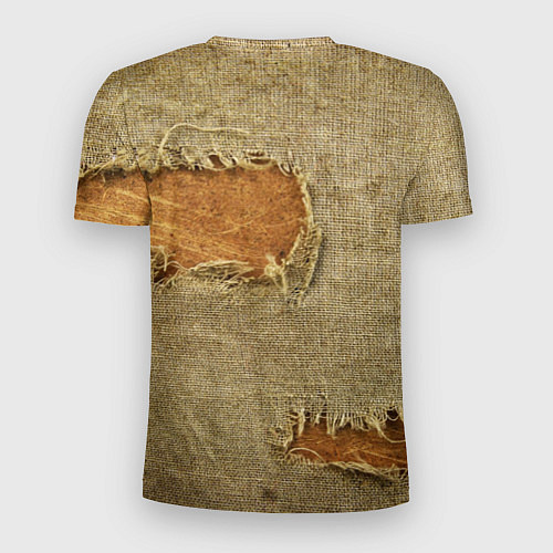Мужская спорт-футболка Старая рваная мешковина - авангард / 3D-принт – фото 2