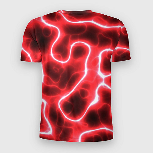 Мужская спорт-футболка Огненный камуфляж / 3D-принт – фото 2