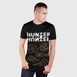 Футболка спортивная мужская Hunter x Hunter - anime clouds, цвет: 3D-принт — фото 2