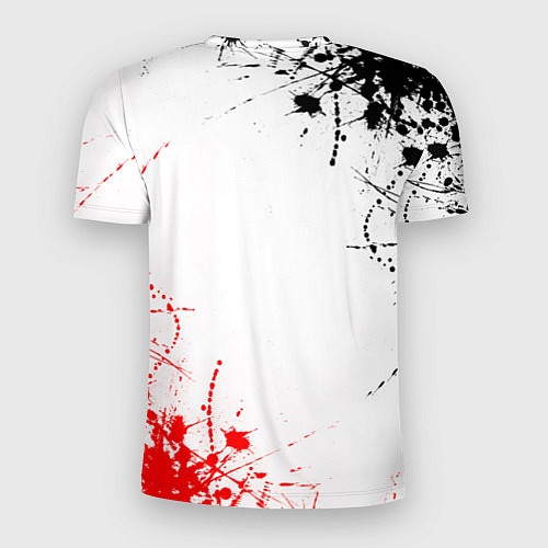 Мужская спорт-футболка Blue october - краска / 3D-принт – фото 2