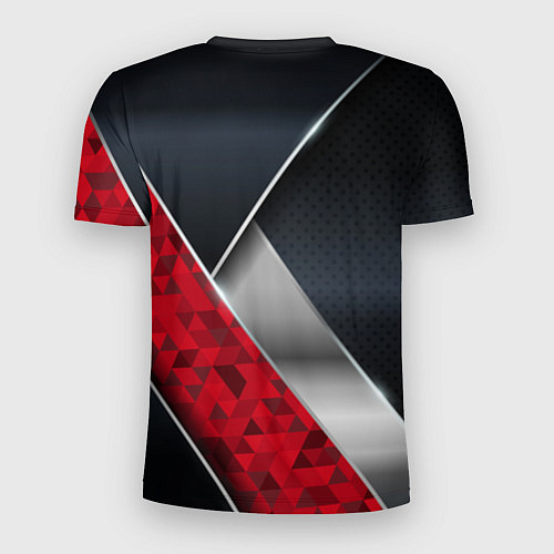 Мужская спорт-футболка Red & black Russia / 3D-принт – фото 2
