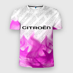 Футболка спортивная мужская Citroen pro racing: символ сверху, цвет: 3D-принт