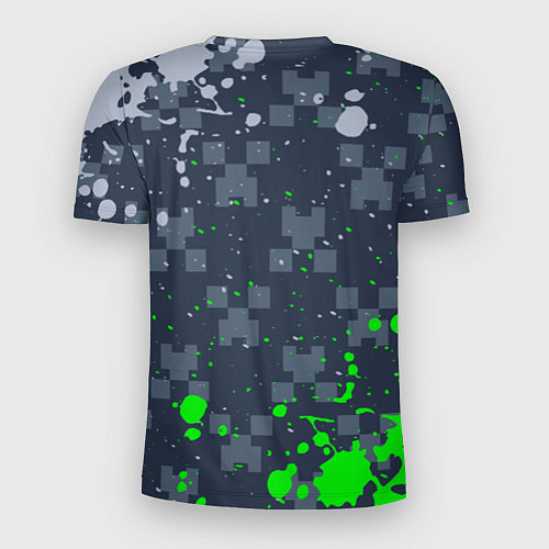 Мужская спорт-футболка Minecraft - краска / 3D-принт – фото 2