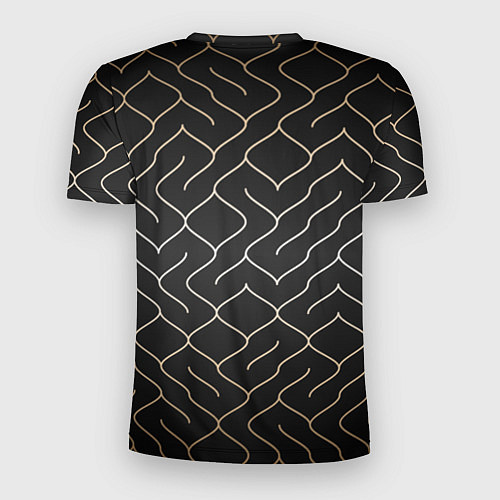 Мужская спорт-футболка Black Gold - Лабиринт / 3D-принт – фото 2