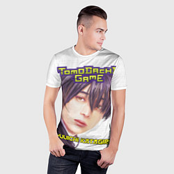 Футболка спортивная мужская Tomodachi Game: Юичи Катагири портрет, цвет: 3D-принт — фото 2