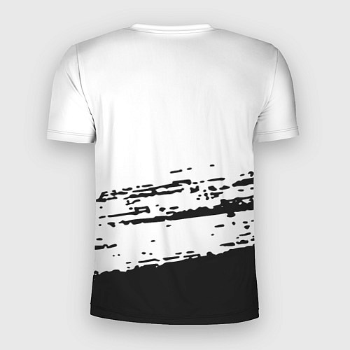 Мужская спорт-футболка Metallica - черная текстура / 3D-принт – фото 2