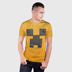 Футболка спортивная мужская Minecraft Creeper game, цвет: 3D-принт — фото 2