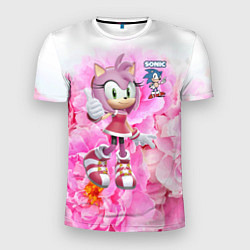 Мужская спорт-футболка Sonic - Amy Rose - Video game