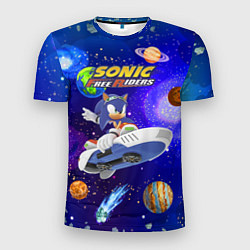 Футболка спортивная мужская Sonic Free Riders - Hedgehog - Racer, цвет: 3D-принт