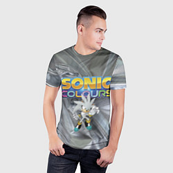 Футболка спортивная мужская Silver Hedgehog - Sonic - Video Game, цвет: 3D-принт — фото 2