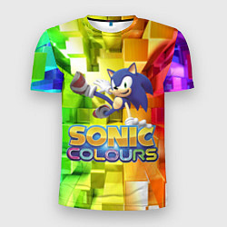 Футболка спортивная мужская Sonic Colours - Hedgehog - Video game, цвет: 3D-принт