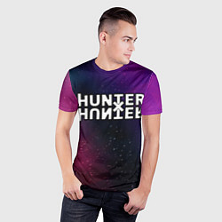 Футболка спортивная мужская Hunter x Hunter gradient space, цвет: 3D-принт — фото 2