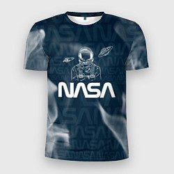 Футболка спортивная мужская Nasa - космонавт - паттерн, цвет: 3D-принт