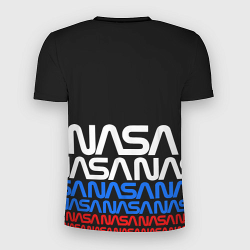 Мужская спорт-футболка Nasa gпаттерн / 3D-принт – фото 2