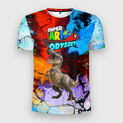 Футболка спортивная мужская Super Mario Odyssey - Dinosaur - Nintendo, цвет: 3D-принт