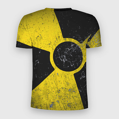 Мужская спорт-футболка STALKER радиационная опасность / 3D-принт – фото 2