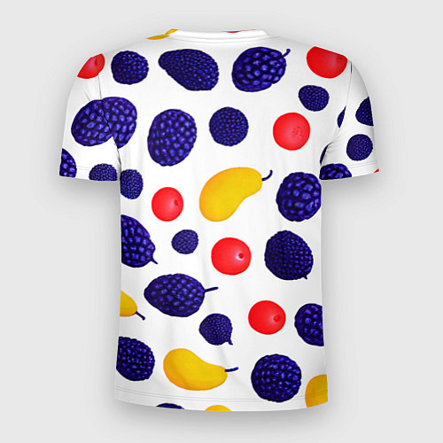 Мужская спорт-футболка Ягодки и фрукты / 3D-принт – фото 2