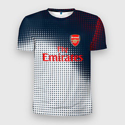 Мужская спорт-футболка Arsenal logo абстракция