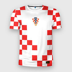 Мужская спорт-футболка Сборная Хорватии форма к чемпионату мира 2022