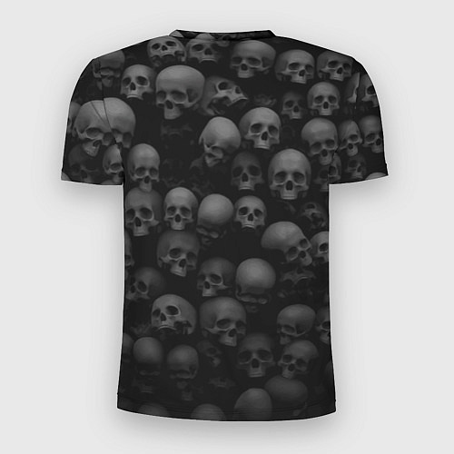 Мужская спорт-футболка Композиция из черепов - Dark / 3D-принт – фото 2