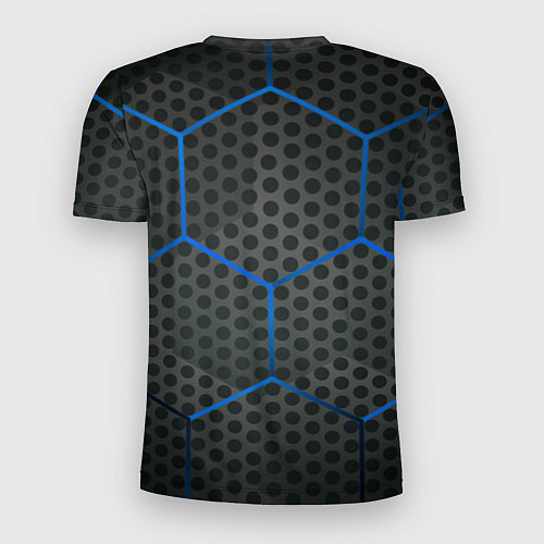 Мужская спорт-футболка Bmw Соты / 3D-принт – фото 2
