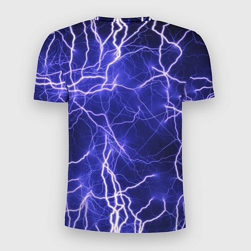 Мужская спорт-футболка Многочисленные молнии / 3D-принт – фото 2