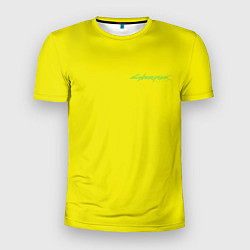 Футболка спортивная мужская Киберпанк - Лого Дэвида, цвет: 3D-принт
