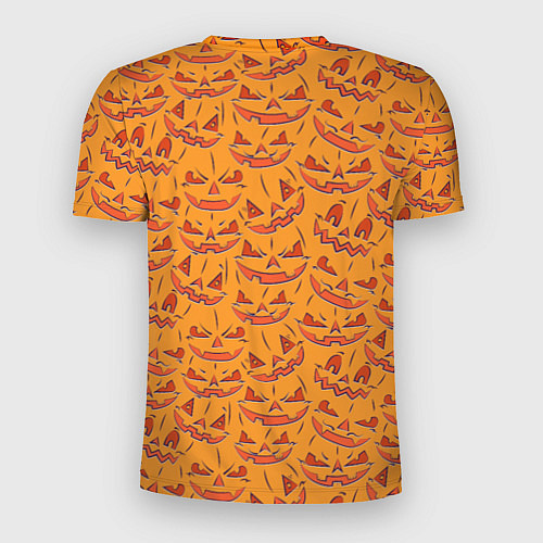 Мужская спорт-футболка Halloween Pumpkin Pattern / 3D-принт – фото 2