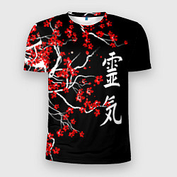 Мужская спорт-футболка Сакура в цвету