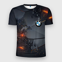 Футболка спортивная мужская BMW explosion, цвет: 3D-принт