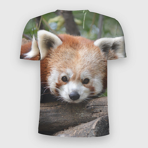 Мужская спорт-футболка Красная панда / 3D-принт – фото 2