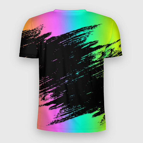 Мужская спорт-футболка Stray gradient / 3D-принт – фото 2