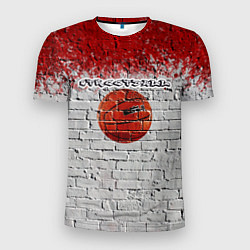 Футболка спортивная мужская Стритбол это дорога в большой баскетбол, цвет: 3D-принт